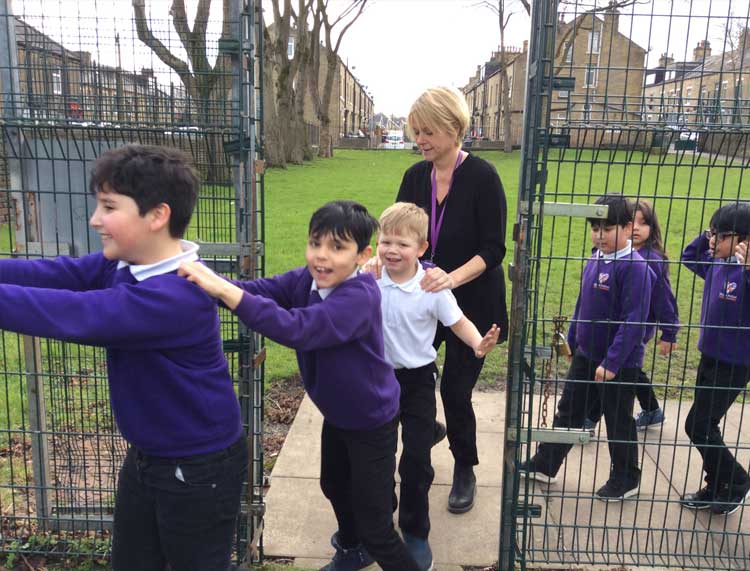 Whole-school Conga at Mount Pellon Primary Academy in novel celebration of Ofsted result